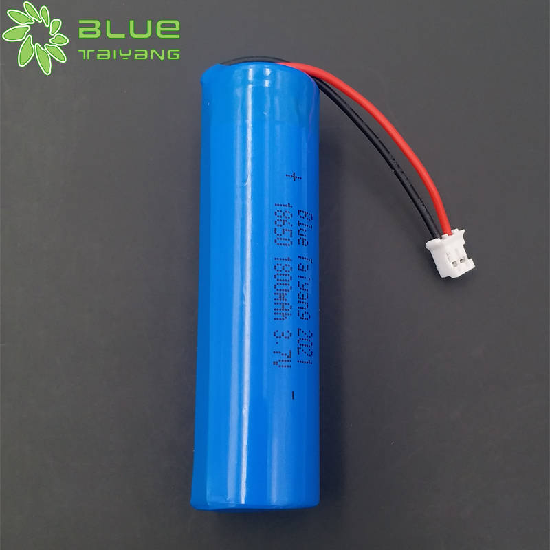 Rechargeable li ion battery 18650 3.7v 1800mah 6.66wh battery