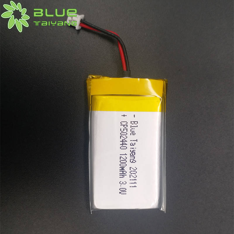 cp502440 3.0v 1200mah limno2 soft battery