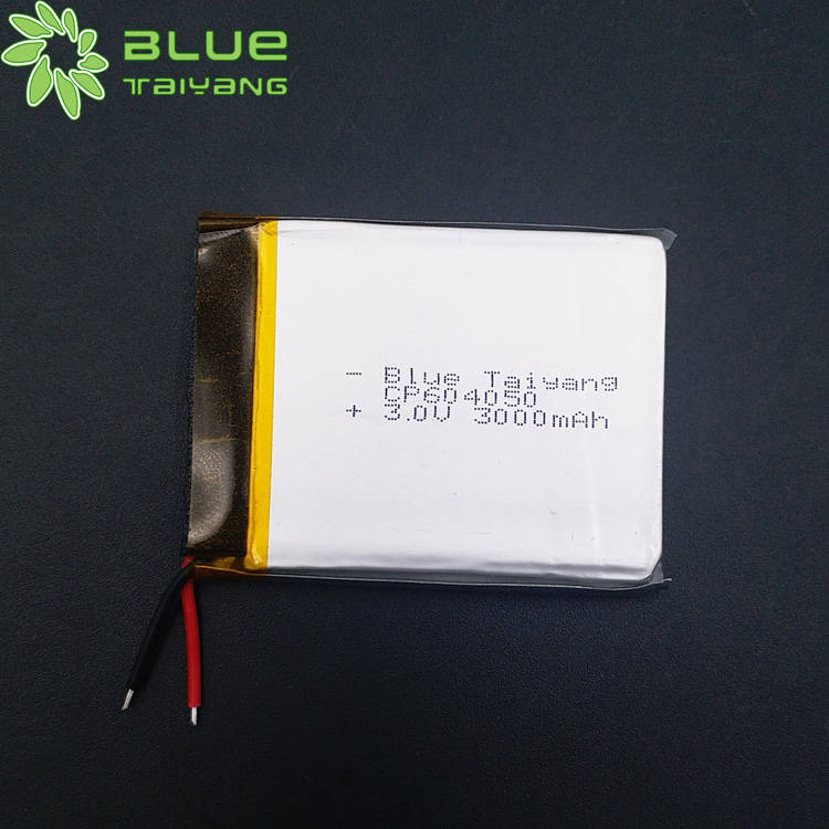 Non-rechargeable cp604050 3v 3000mah lithium battery limno2 battery