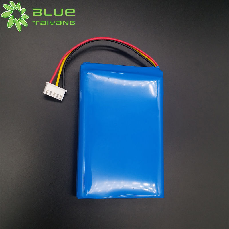 176090 rechargeable lithium polymer battery pack with 3 wires 3.7v 12ah 12000mah