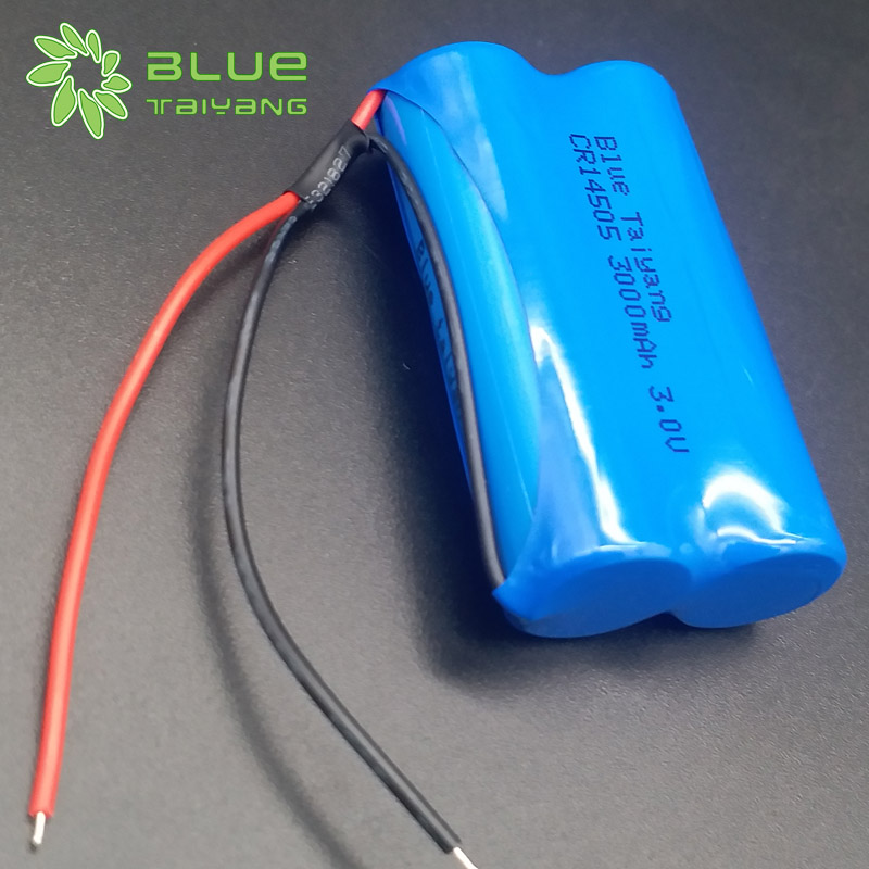 CR14505 3000mah 3.0V cylindrical lithium li-mno2 battery pack