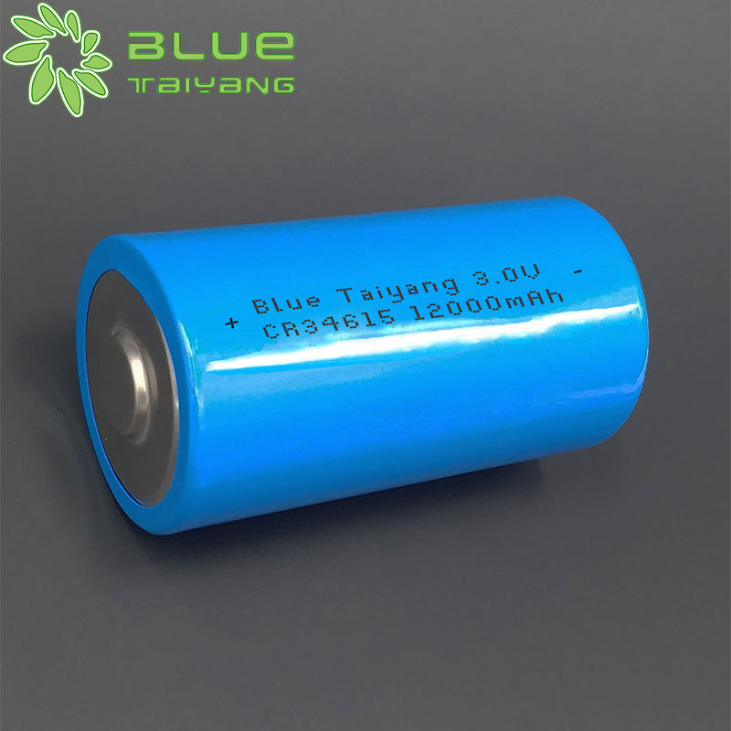 Cr34615 12000mah 3.0v Lithium Li-Mno2 Battery