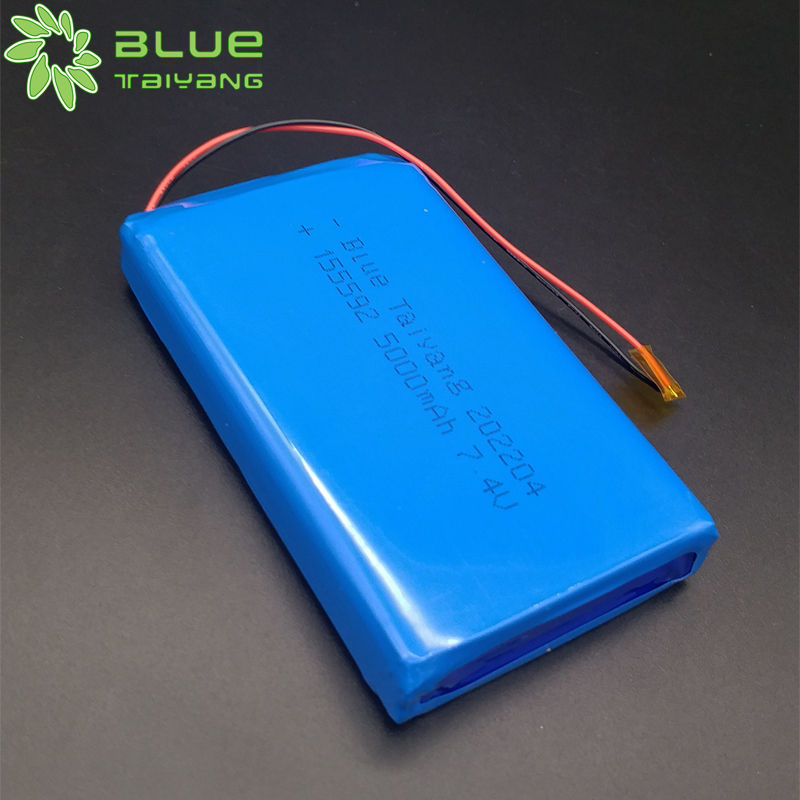 LP155592 rechargeable 7.4v 5000mah battery pack