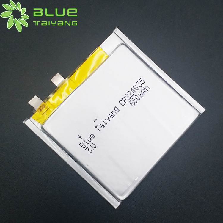CP224035 600mah 3v Li-MnO2 battery