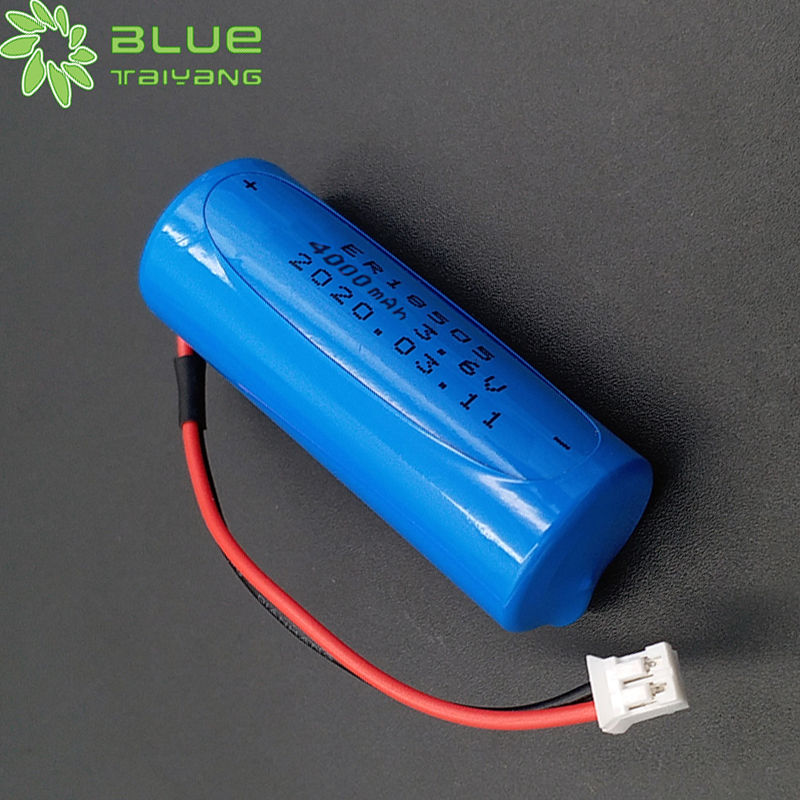 ER18505 3.6v 4000mah cylindrical li-socl2 lithium battery