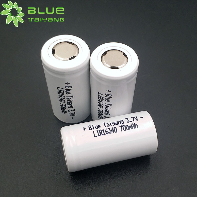 LiR16340 3.7v 700mAh li-ion Battery