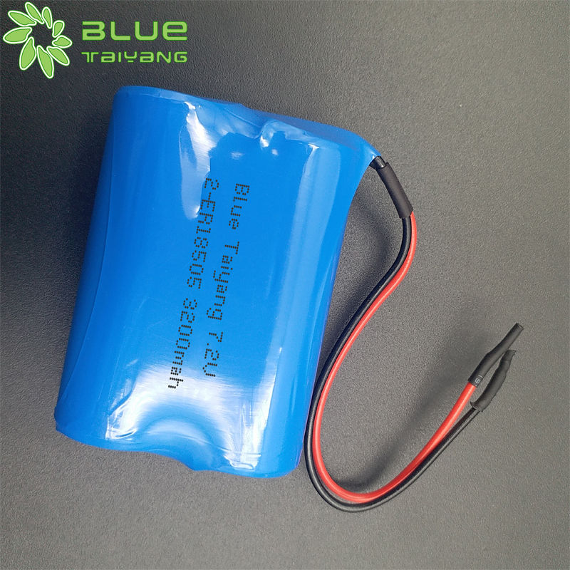 2-ER18505M 7.2v 3200mah li-socl2 batteries pack