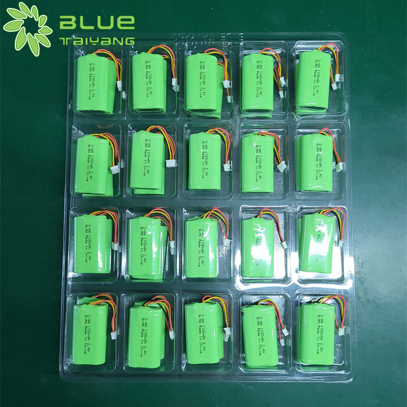 Rechargeable Ni-mh battery pack 2.4v 1100mah