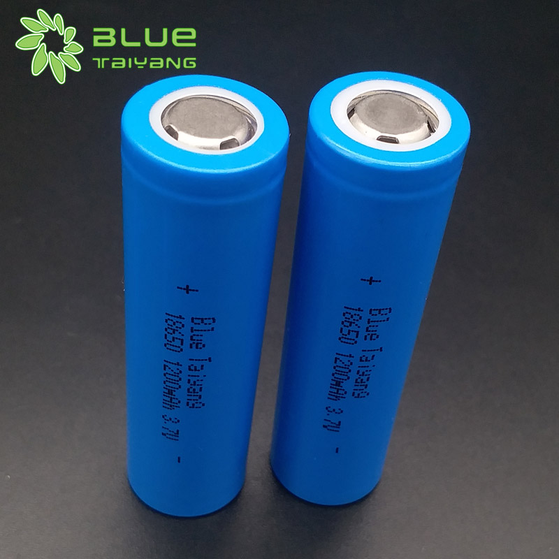 Rechargeable li-ion battery 3.7v 18650 1200mah lithium-ion battery