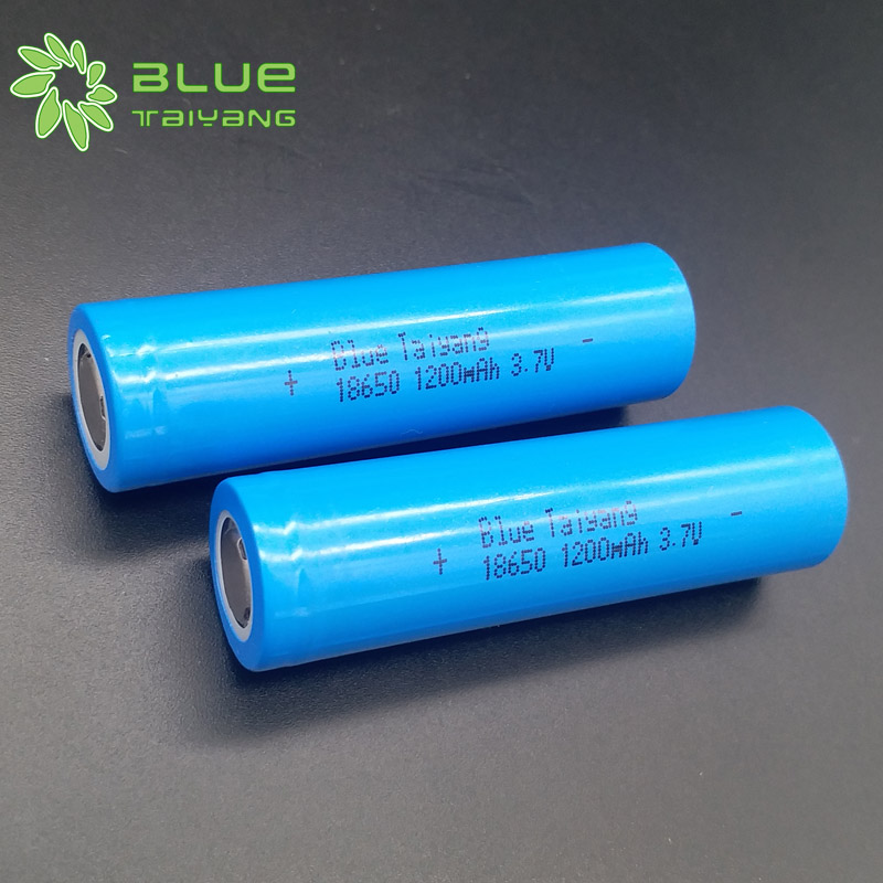 Rechargeable li-ion battery 3.7v 18650 1200mah lithium-ion battery