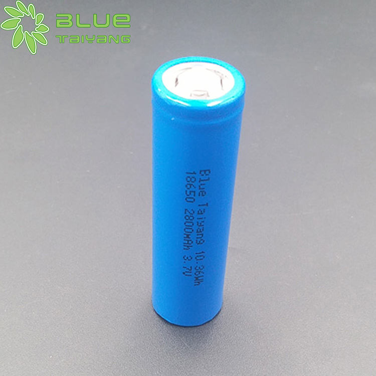 cylindrical rechargeble li ion battery 2800mah 3.7v 18650 cell battery