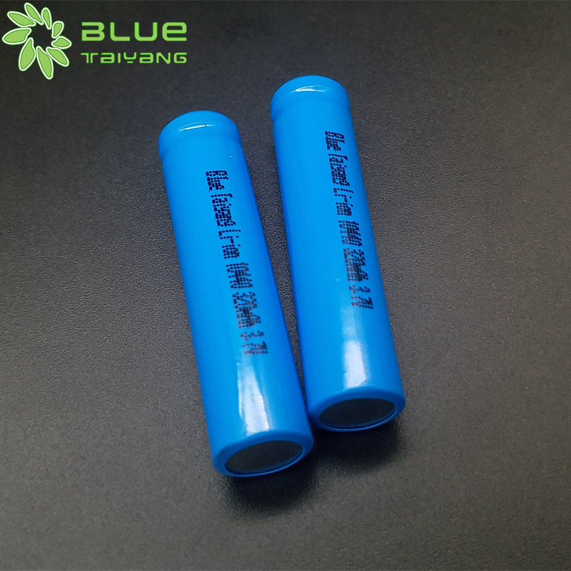 cylindrical rechargeable lithium ion batterie li ion 10440 320mah 3.7v  li ion battery