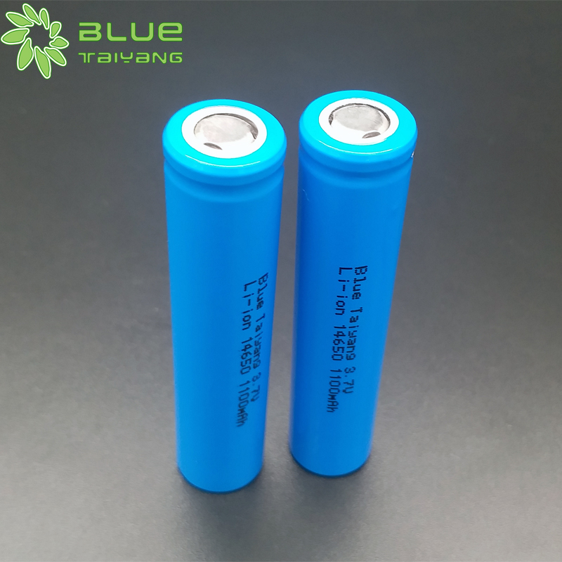 Rechargeable 3c lithium ion batteries icr 14650 battery 3.7v 1100mah 14650 li ion battery