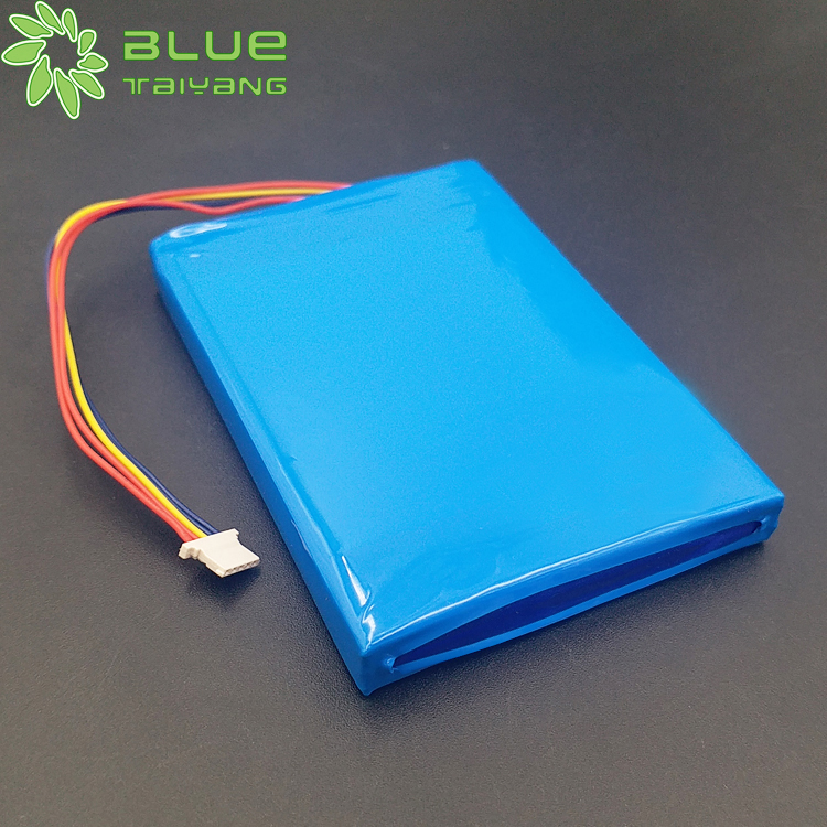 LP126581 7.4v 4000mah 29.6wh lithium polymer rechargeable battery pack