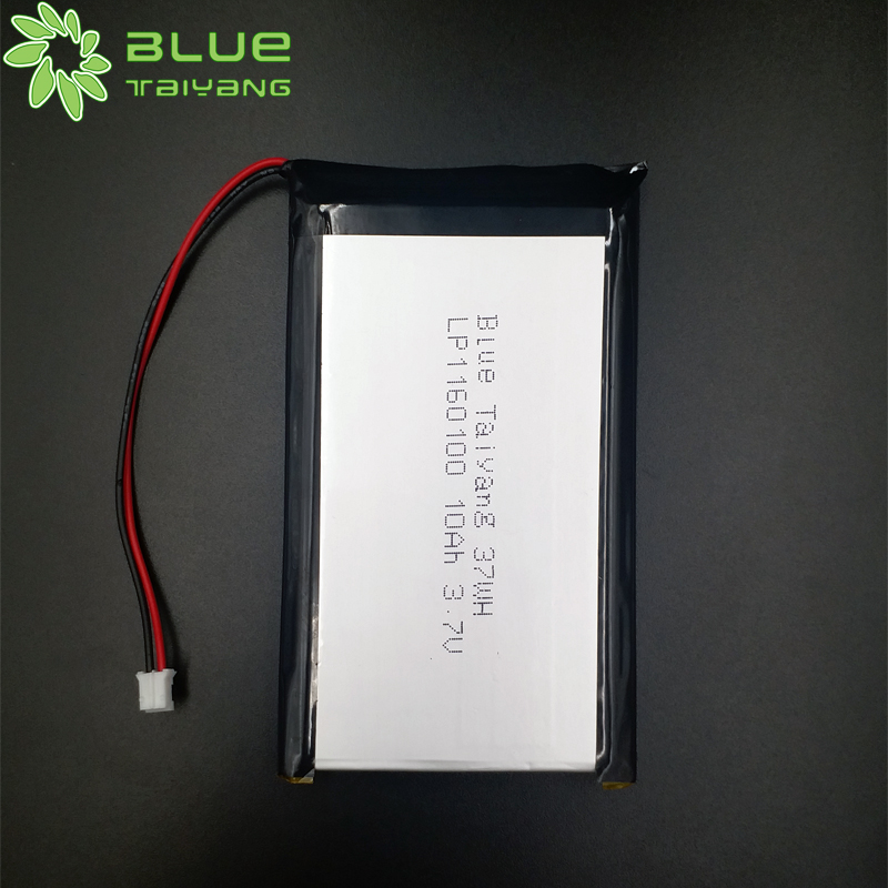 1160100 Lithium polymer cell 10000mah lipo battery 3.7v 10ah battery