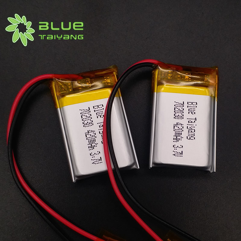 deep cycle 3.7v lithium polymer 702030 420mAh flashing torch battery