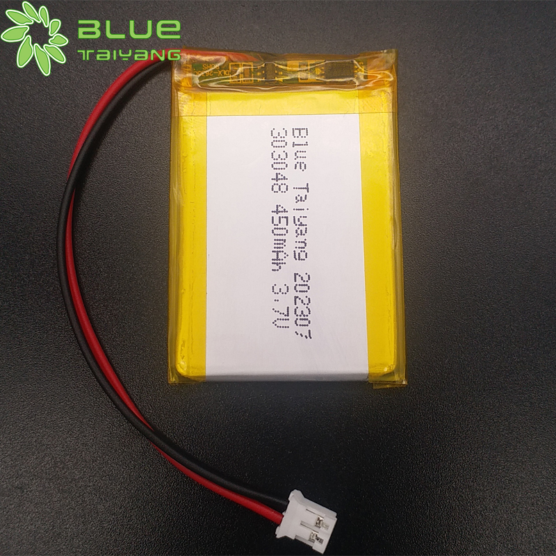 303048 rechargeable polymer batterie lipo 3.7v 450mah lipo battery