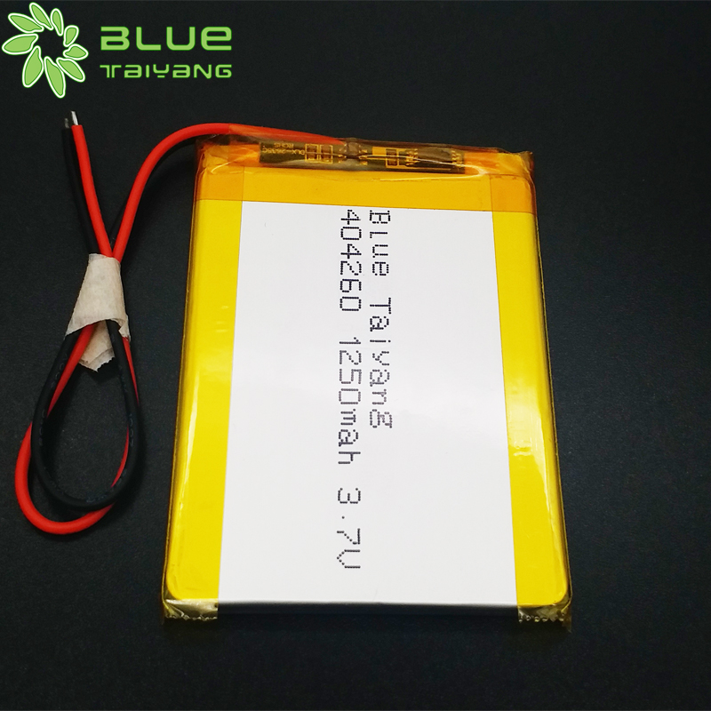 Rechargeable E Cycle Battery 404260 1250Mah 3.7 V Lithium Ion Polymer Lipo Batterery