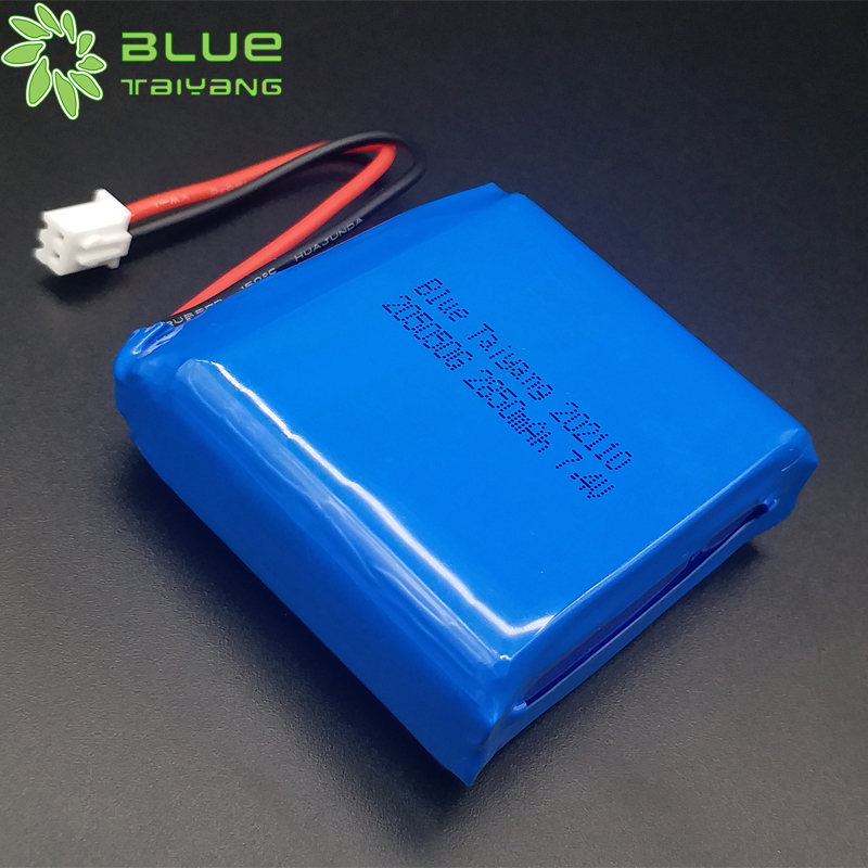 Rechargeable endoscope low-temperature polymer lithium battery 2s1p 205050G 2850mah 7.4v discharge battery pack
