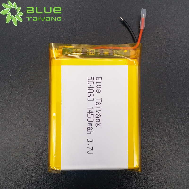 Hot selling high stock quality lithium batteries 504060 3.7V 1450mah Rechargeable polymer lithium battery