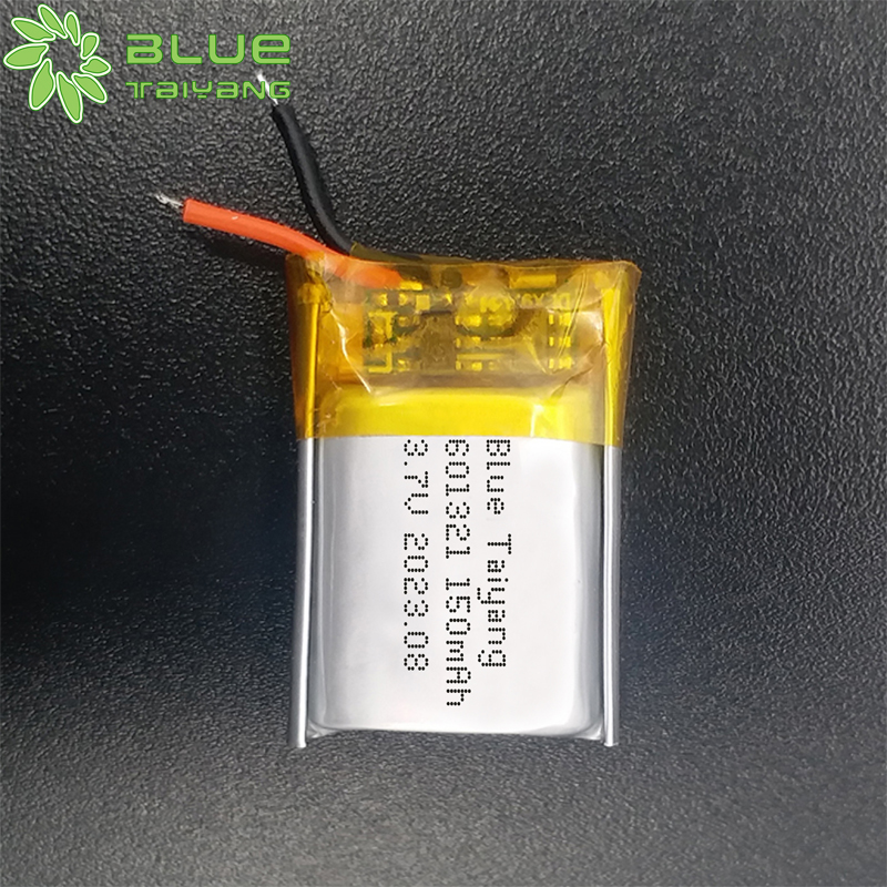 high quality small Lithium Polymer Batteries 601321 3.7v 150mah lipo battery for long battery life earphone