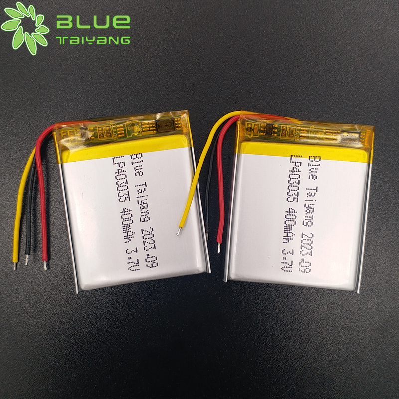 403035 rechargeable 400mah lipo pil lipo battery 1.48wh 3.7v 400mah baterie li polymer battery