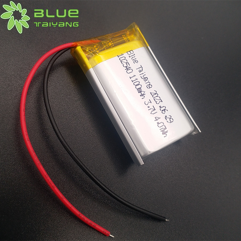 102540 rechargeable lithium polymer lipo battery cell 3.7v 1100mah 4.07wh battery