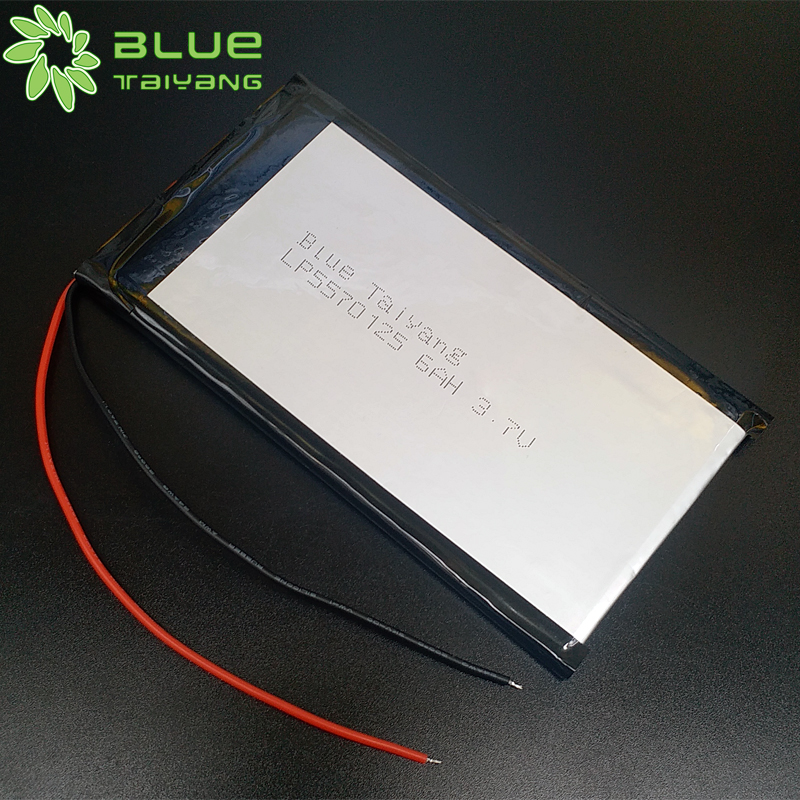capacitor battery cell 5570125 3.7v 6000mah 22.2wh rechargeable battery charger phone