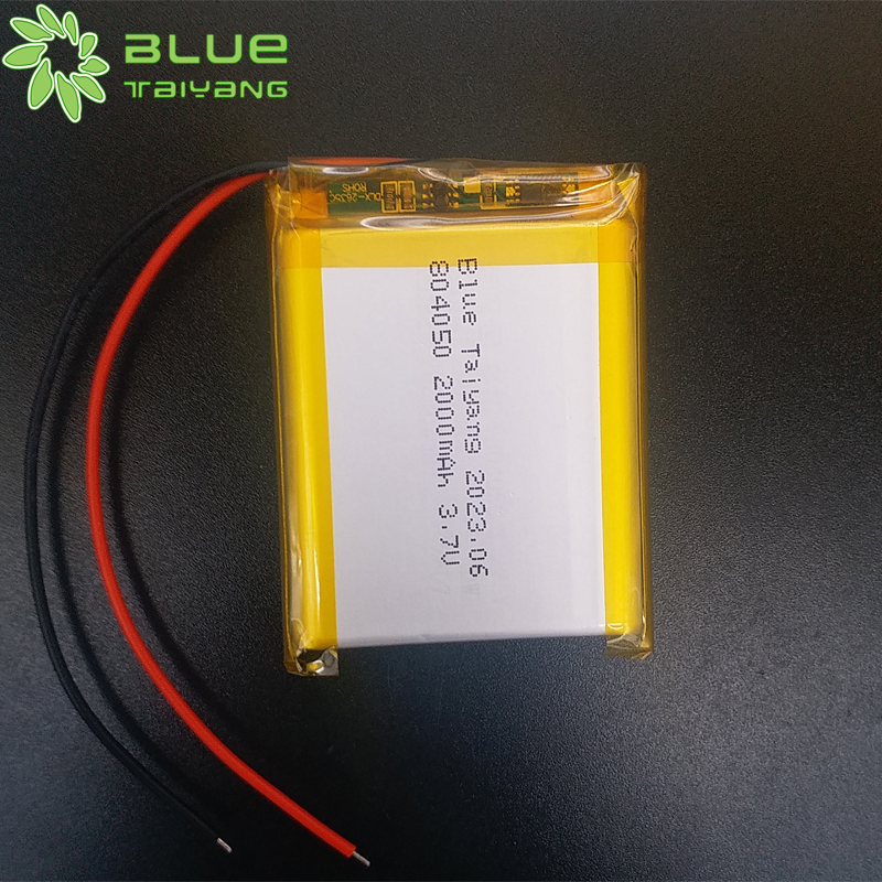 804050 high quality rechargeable lithium ion battery cell 3.7v 2000mah lipo battery