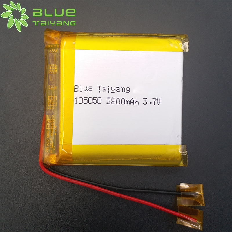 li ion polymer 105050 3.7v 2800mah lipo rechargeable li polymer battery