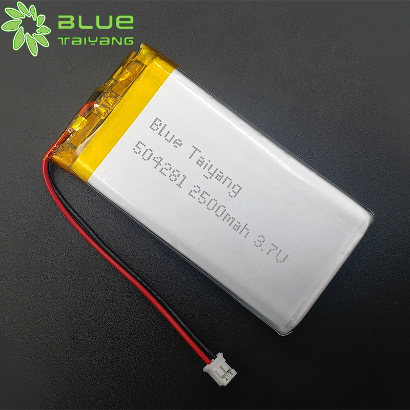 Hot Sale Rechargeable Oem Li Ion 504281 Lithium Ion 2500mah 3.7v Lithium Polymer Lipo Battery