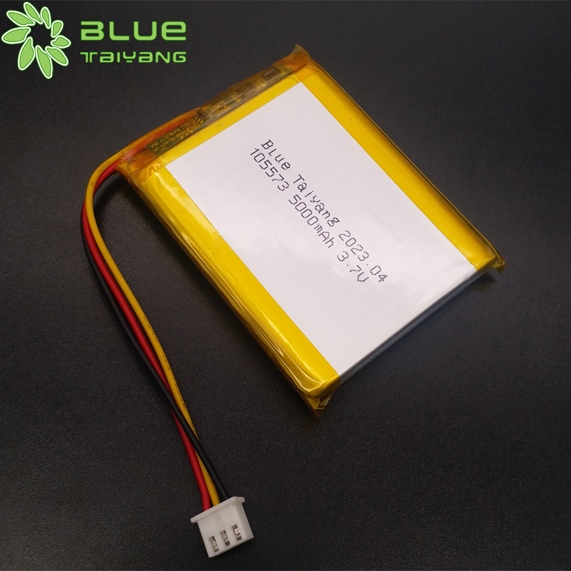 105573 batterie 3.7v rechargeable lipo battery 5000mah 3.7v 18.5wh lithium ion polymer battery