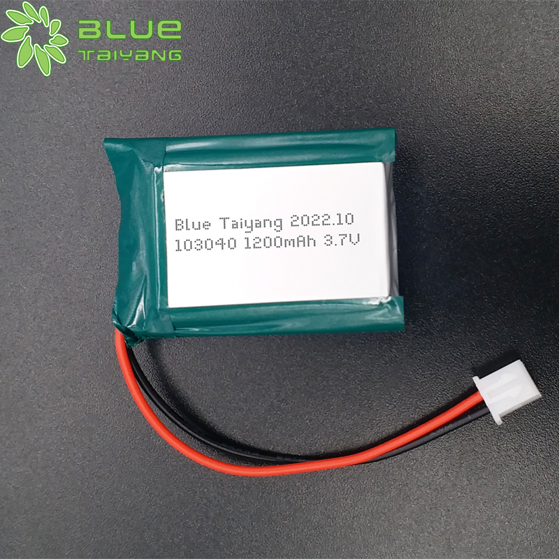 3.7v 1200mah batteria di lipo 4.44wh 103040 lithium polymer battery 3.7v li polymer battery