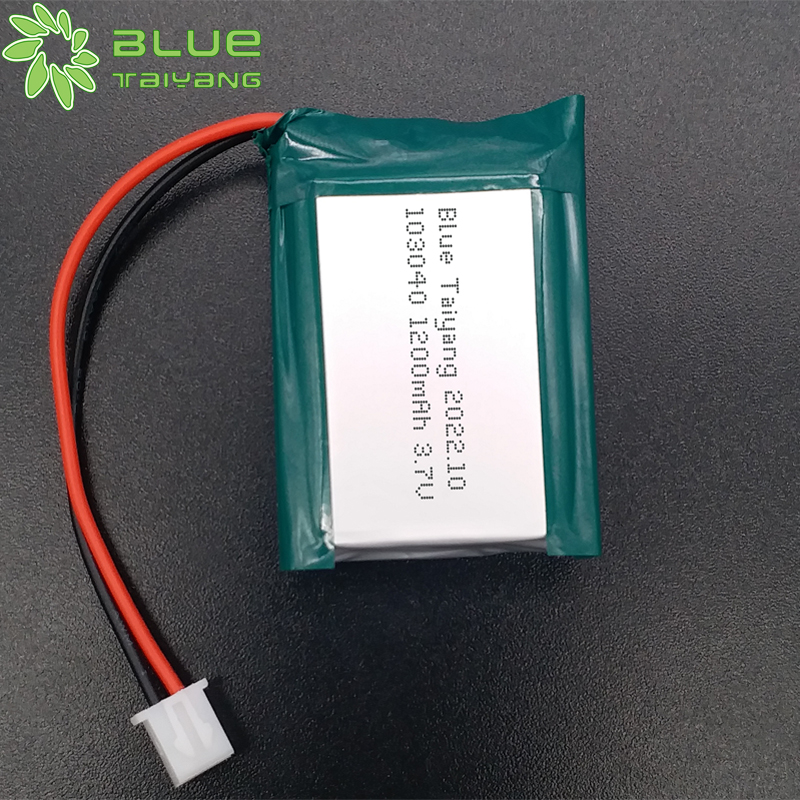 3.7v 1200mah batteria di lipo 4.44wh 103040 lithium polymer battery 3.7v li polymer battery