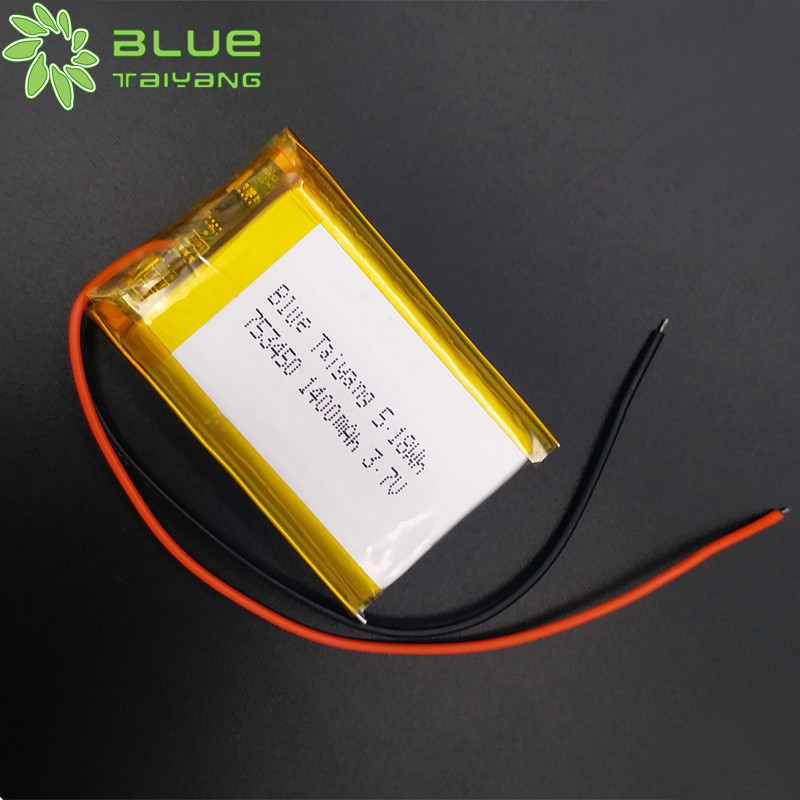 753450 4.0v 1400mah recargable lithium polymer batteries 3.7v 1400mah li polymer battery for bottle blender