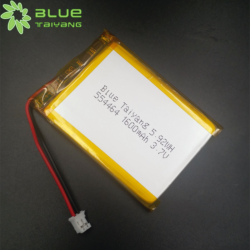 554464 3.7v 1600mah 5.92wh lipo li-ion battery 3.7v 1600mah rechargeable battery
