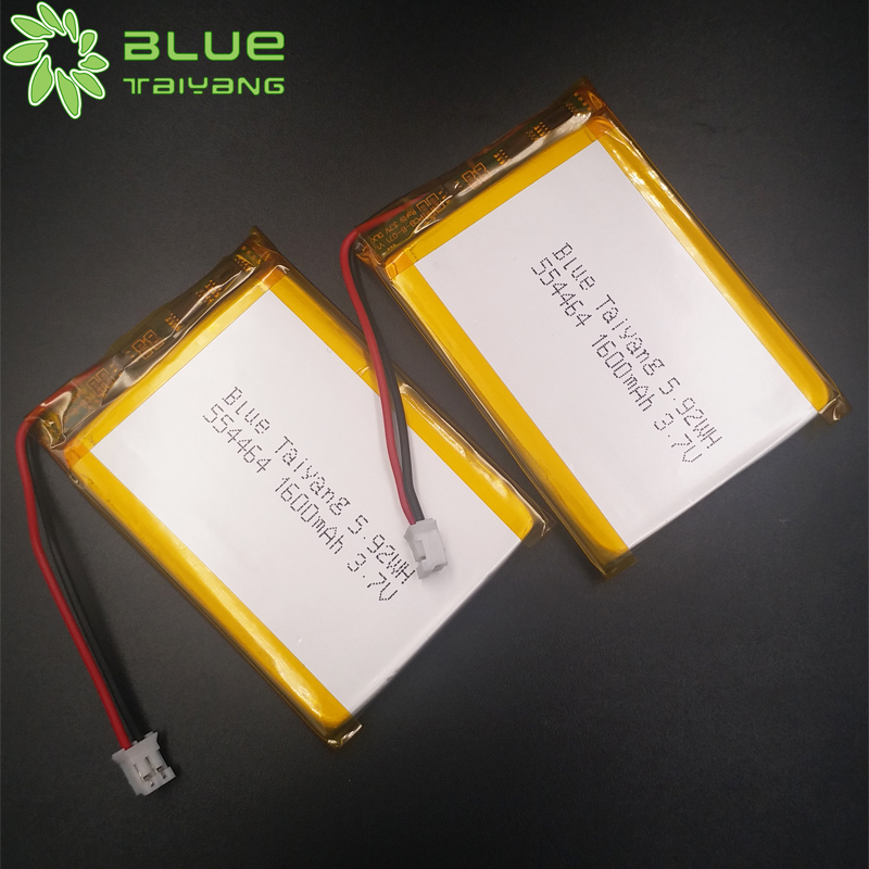 554464 3.7v 1600mah 5.92wh lipo li-ion battery 3.7v 1600mah rechargeable battery