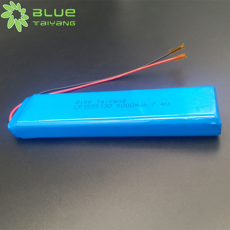 1535130 rechargeable 7.4v 5000mah lithium ion polymer battery pack for Bluetooth audio system