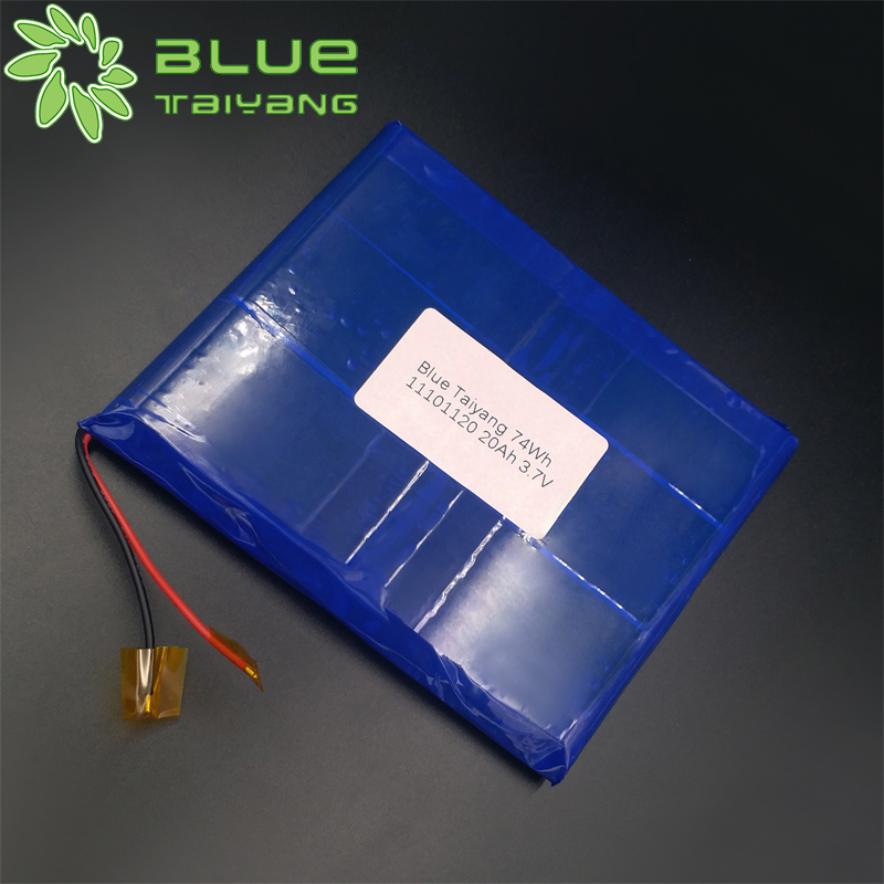 11101120 3.7V 20Ah rechargeable polymer lithium battery pack