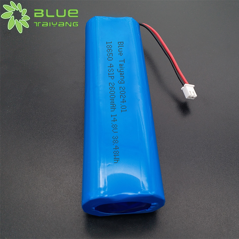4-18650 2600mah 14.8v rechargeable 4s1p 2600mah fst 18650 14.8v 2600mah pack lithium ion battery