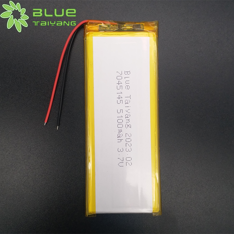 7045145 rechargeable battery Lipo Battery 3.7V 5100mah Lithium Polymer Battery