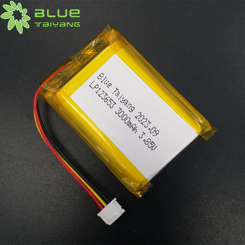 123653 3.85v 3000mah rechargeable lithium polymer battery