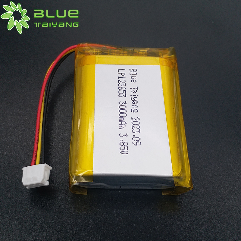 123653 3.85v 3000mah rechargeable lithium polymer battery