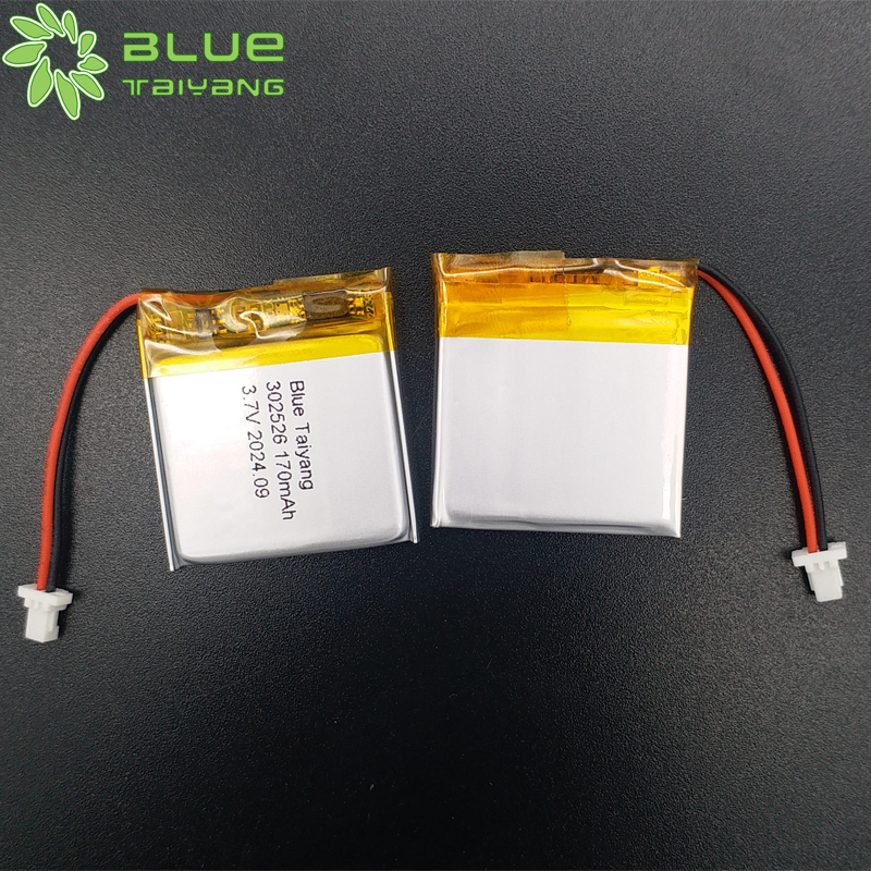 302526 3.7V 170mah lipo battery deep cycle lithium polymer battery