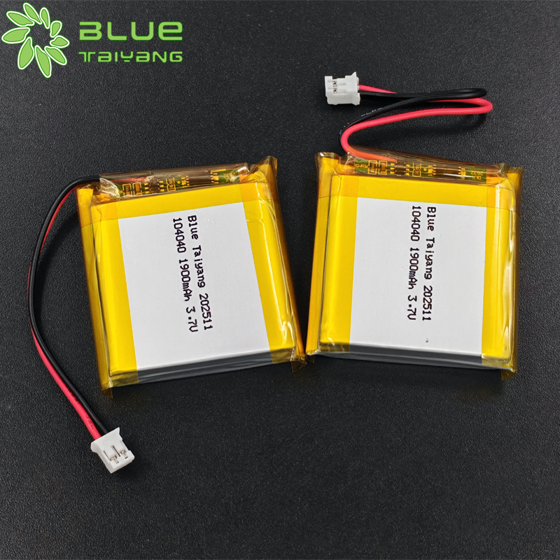 104040 2000mah 3.7v rechargeable battery 3.7v 1900mah lithium polymer cell battery
