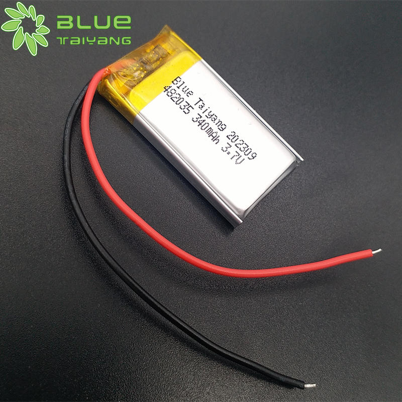 Lithium Ion Polymer Battery 3.7v 340mah 482035 Rechargeable Lipo Battery