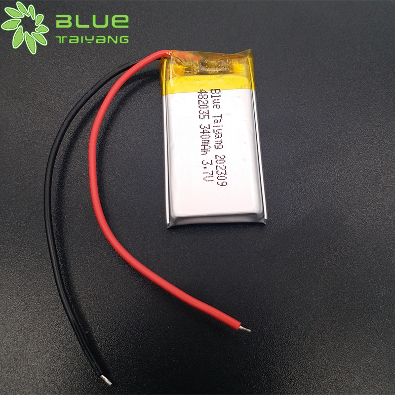 Lithium Ion Polymer Battery 3.7v 340mah 482035 Rechargeable Lipo Battery