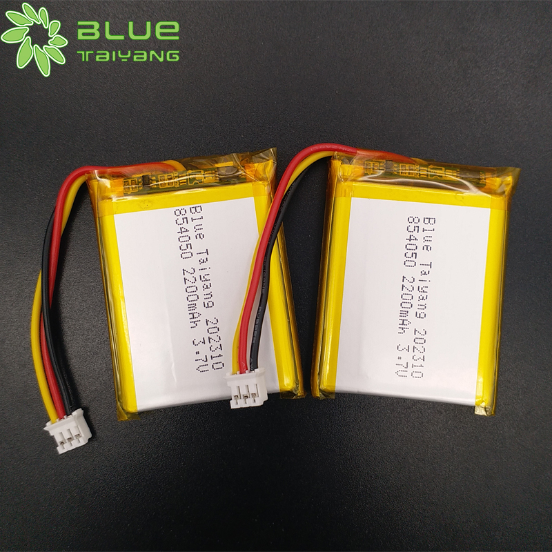 Mobile Battery for 854050 2200mah 3.7v Rechargeable Lithium Polymer Battery