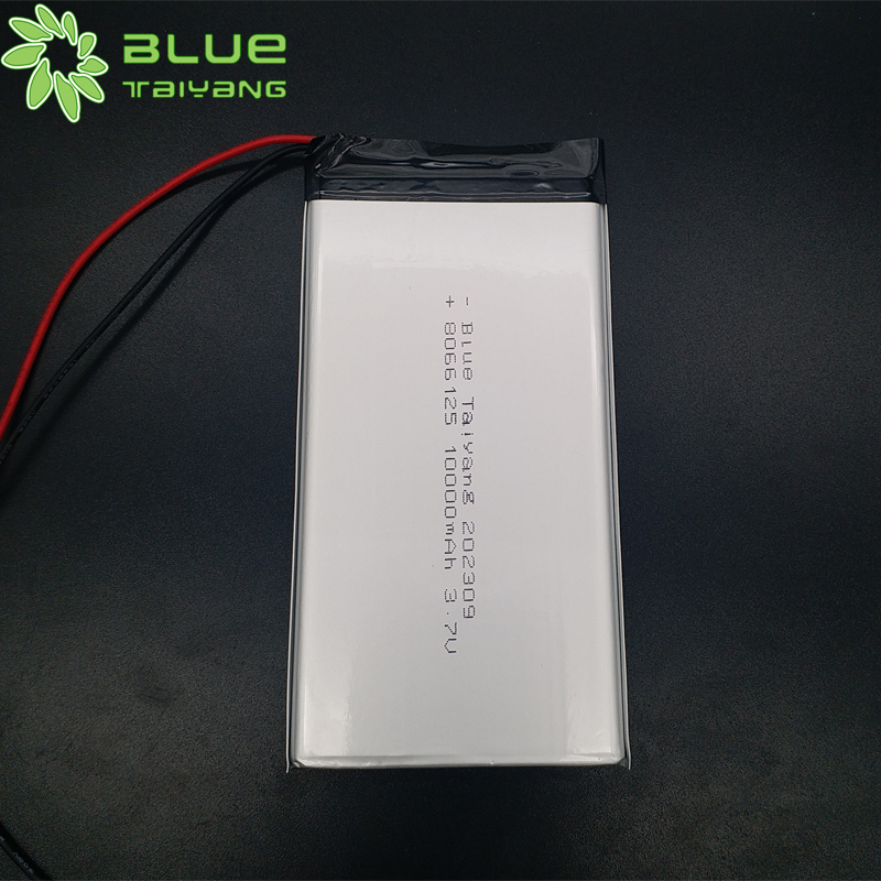 8066125 Rechargeable Lithium Poly Batterie 3.7v 10000mah Battery Charger