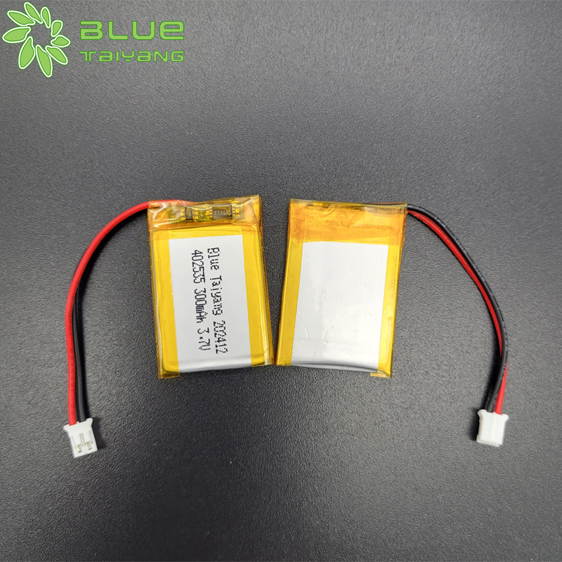 Lithium-ion Pouch Cell 452530 300mah 3.7v Rechargeable Custom Lipo Battery